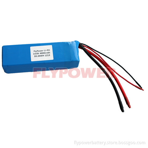 14.8V 4000mAh Lithium Ion Polymer High Rate Discharge Battery Pack for Auto Jump Starter, Hobby Battery Pack, etc. (4S1P of FL